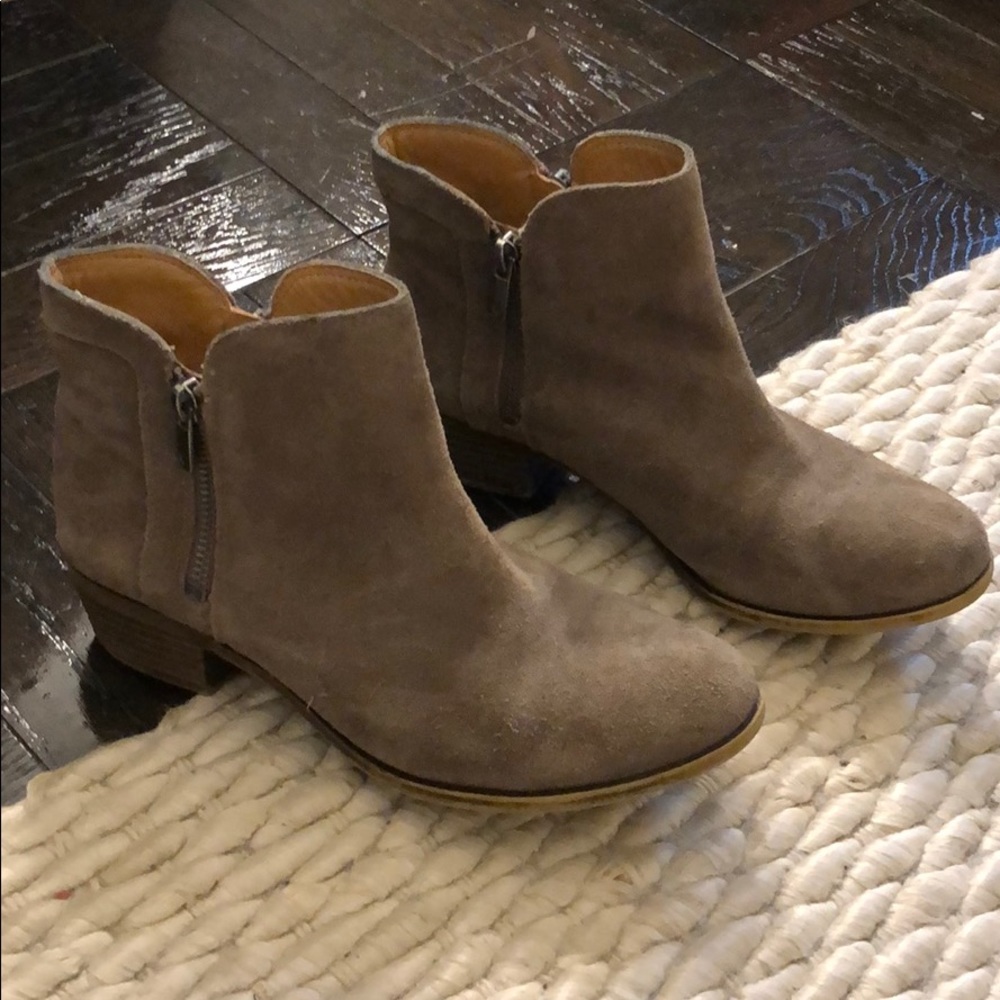 Lucky Brand Suede Booties